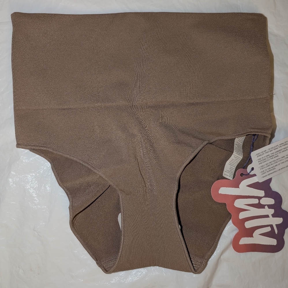 YITTY Nearly Naked Shaping High Waist Brief XL/XXL Moody B**ch Taupe New w/ Tags